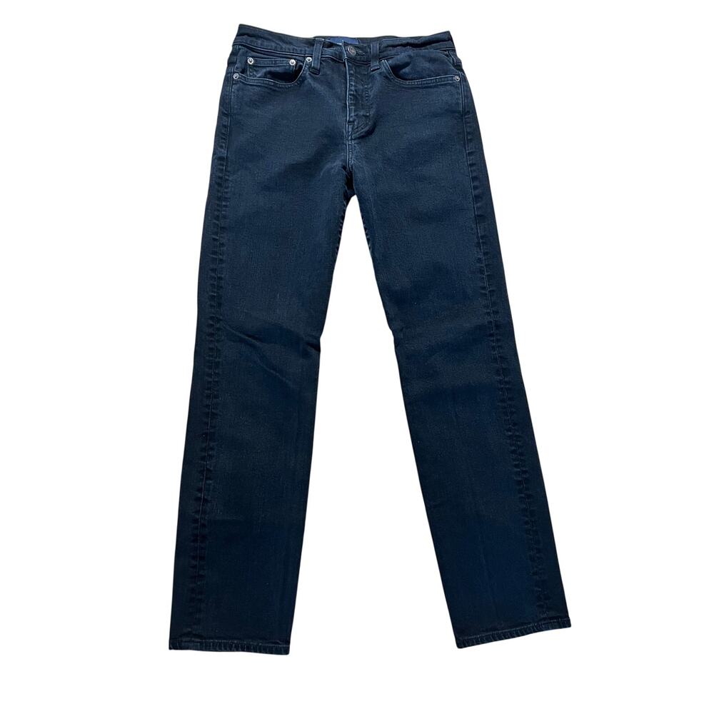 J.Crew 770 Straight Jeans Men Size 29x30 Black Stretch Denim Casual Workwear
